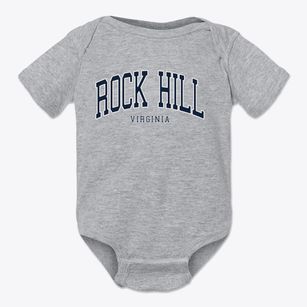 Rock Hill Virginia Traditional Baby Onesie
