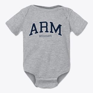 Arm Mississippi Traditional Baby Onesie
