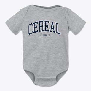Cereal Illinois Traditional Baby Onesie
