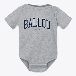 Ballou Ohio Traditional Baby Onesie
