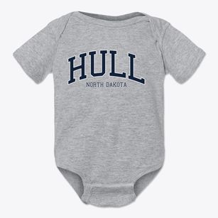 Hull North Dakota Traditional Baby Onesie