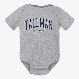 Tallman New York Traditional Baby Onesie