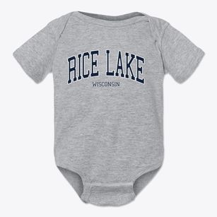 Rice Lake Wisconsin Traditional Baby Onesie