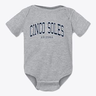 Cinco Soles Arizona Traditional Baby Onesie