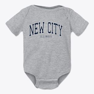 New City Illinois Traditional Baby Onesie