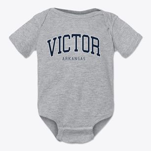 Victor Arkansas Traditional Baby Onesie