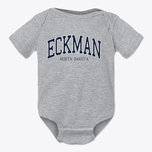 Eckman North Dakota Traditional Baby Onesie