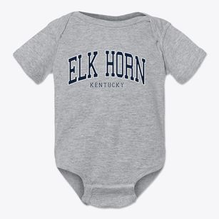 Elk Horn Kentucky Traditional Baby Onesie