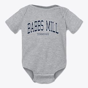 Babbs Mill Tennessee Traditional Baby Onesie