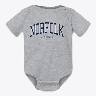 Norfolk Virginia Traditional Baby Onesie