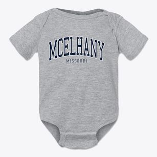 Mcelhany Missouri Traditional Baby Onesie