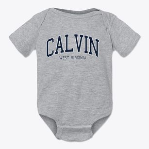 Calvin West Virginia Traditional Baby Onesie