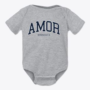 Amor Minnesota Traditional Baby Onesie