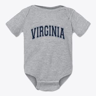  Virginia Varsity State Baby Onesie