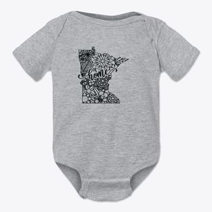  Minnesota Mandala Baby Onesie