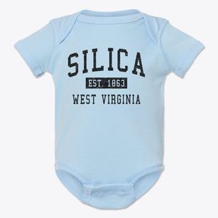 Silica West Virginia Classic Established Baby Onesie