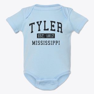 Tyler Mississippi Classic Established Baby Onesie