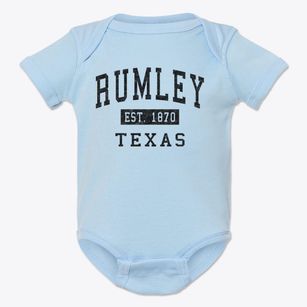 Rumley Texas Classic Established Baby Onesie