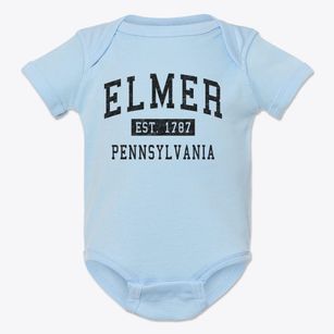 Elmer Pennsylvania Classic Established Baby Onesie