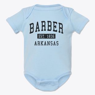 Barber Arkansas Classic Established Baby Onesie