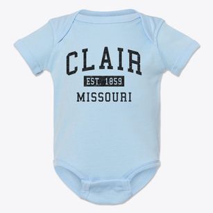 Clair Missouri Classic Established Baby Onesie