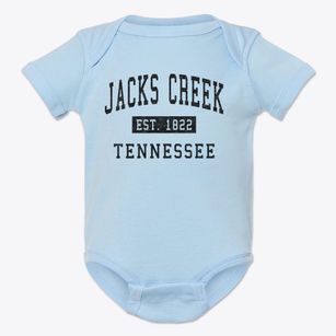 Jacks Creek Tennessee Classic Established Baby Onesie
