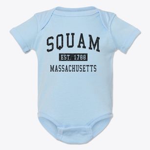 Squam Massachusetts Classic Established Baby Onesie