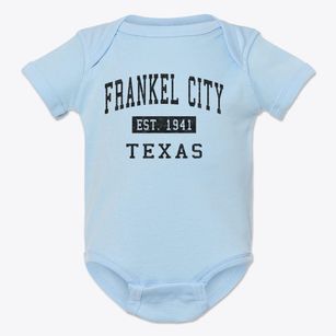 Frankel City Texas Classic Established Baby Onesie