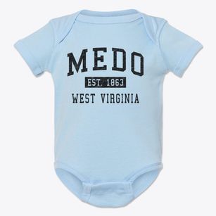 Medo West Virginia Classic Established Baby Onesie