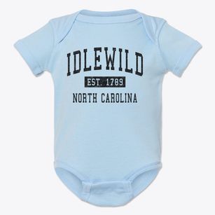 Idlewild North Carolina Classic Established Baby Onesie
