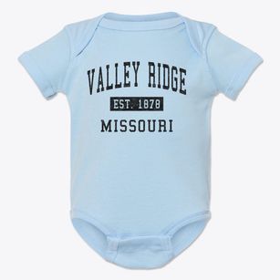 Valley Ridge Missouri Classic Established Baby Onesie
