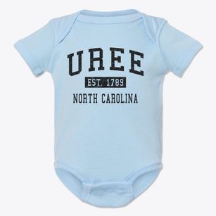 Uree North Carolina Classic Established Baby Onesie