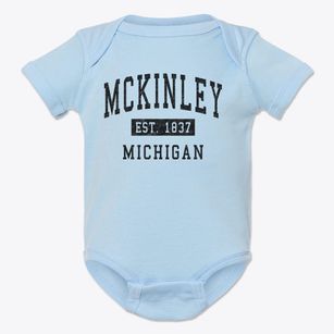 Mckinley Michigan Classic Established Baby Onesie