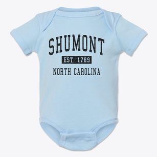 Shumont North Carolina Classic Established Baby Onesie