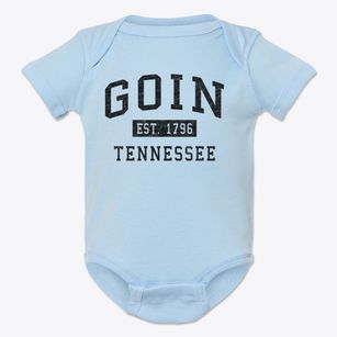 Goin Tennessee Classic Established Baby Onesie