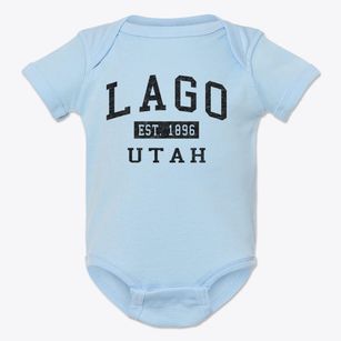 Lago Utah Classic Established Baby Onesie