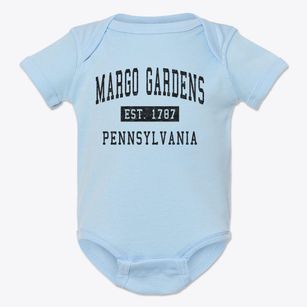Margo Gardens Pennsylvania Classic Established Baby Onesie