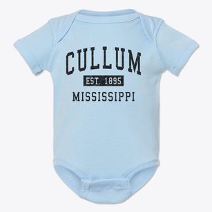 Cullum Mississippi Classic Established Baby Onesie