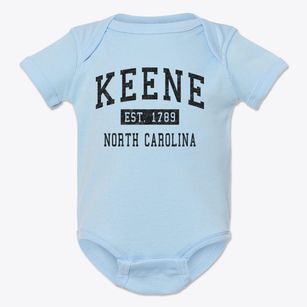 Keene North Carolina Classic Established Baby Onesie