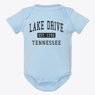 Lake Drive Tennessee Classic Established Baby Onesie
