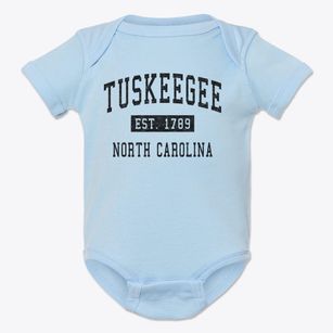 Tuskeegee North Carolina Classic Established Baby Onesie