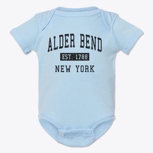Alder Bend New York Classic Established Baby Onesie
