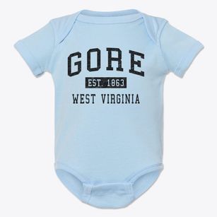 Gore West Virginia Classic Established Baby Onesie