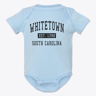 Whitetown South Carolina Classic Established Baby Onesie
