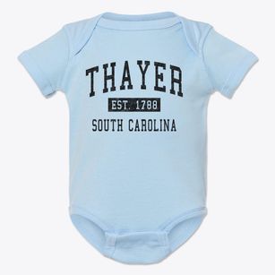 Thayer South Carolina Classic Established Baby Onesie