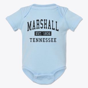 Marshall Tennessee Classic Established Baby Onesie