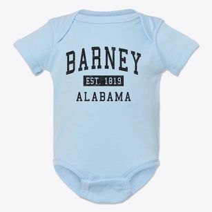 Barney Alabama Classic Established Baby Onesie