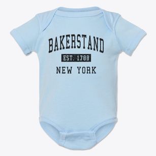 Bakerstand New York Classic Established Baby Onesie
