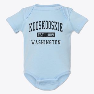 Kooskooskie Washington Classic Established Baby Onesie