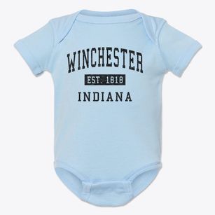 Winchester Indiana Classic Established Baby Onesie